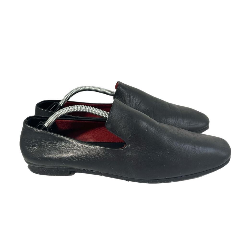 Musse & Cloud Soft Leather Loafers Womens Size 9 Black Classic
